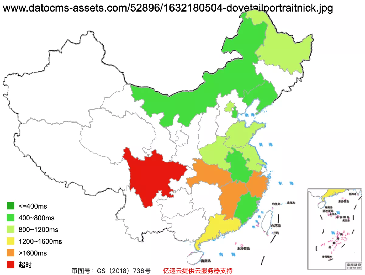 Images on Dovetail's website could be accessible in China